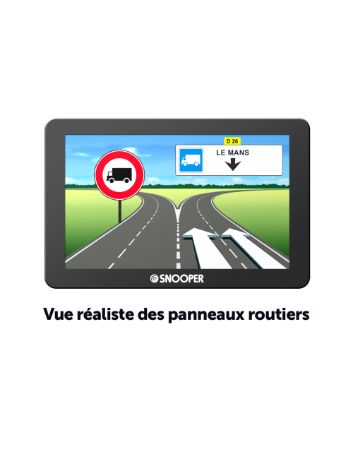 GPS camion Snooper PL2400 4.3"