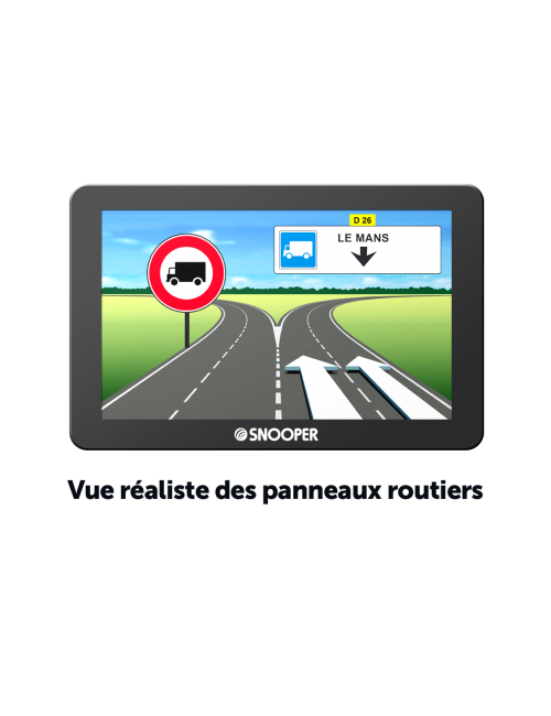 GPS camion Snooper PL6200 7"