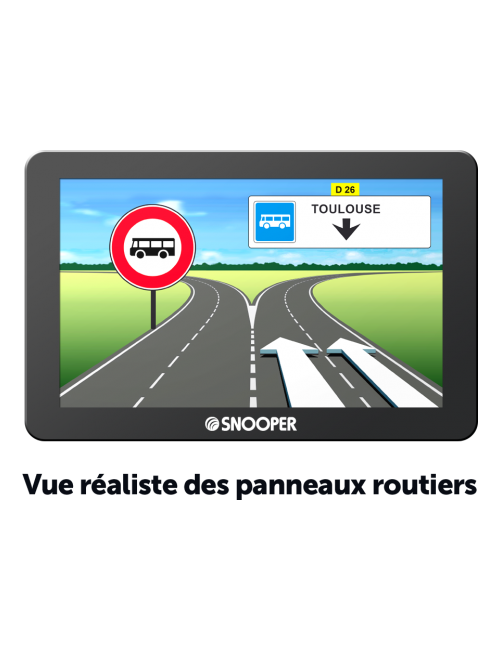 GPS autocar Snooper AC6600 7"