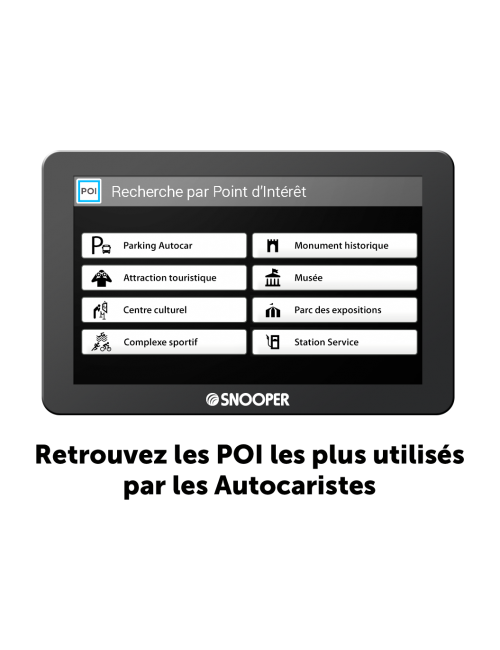 GPS autocar Snooper AC6600 7"