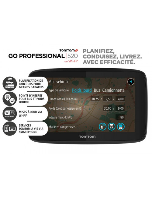 GPS TomTom GO Professional 520